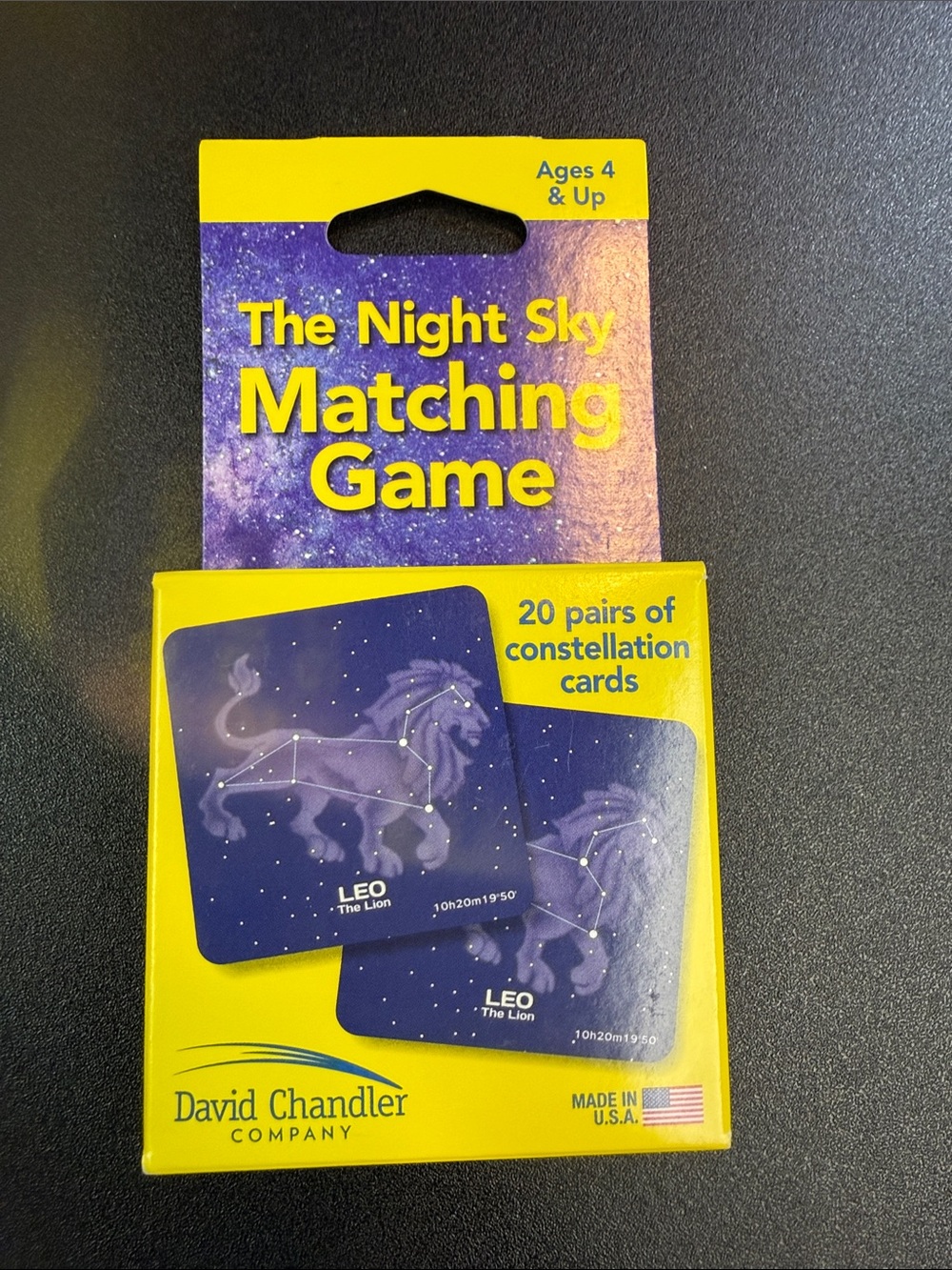 David Chandler The Night Sky Matching Game - Blue & Yellow